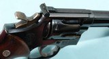 1949 SMITH & WESSON K38 OR K-38 TARGET MASTERPIECE .38 SPECIAL 6" BLUE REVOLVER. - 6 of 9