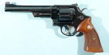 1954 SMITH & WESSON PRE MODEL 27 H.E. (HAND EJECTOR) .357 MAGNUM BLUE 6 1/2" 5-SCREW N FRAME REVOLVER. - 1 of 10
