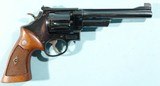 1954 SMITH & WESSON PRE MODEL 27 H.E. (HAND EJECTOR) .357 MAGNUM BLUE 6 1/2" 5-SCREW N FRAME REVOLVER. - 2 of 10