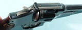 RARE 1932 SMITH & WESSON PRE-WAR .38/44 H.E. HEAVY DUTY UPGRADED TO OUTDOORSMAN TARGET N-FRAME 5-SCREW .38 SPECIAL 5" REVOLVER. - 5 of 11
