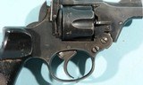1943 WW2 BRITISH ENFIELD NO2 MK1 ** OR NO. 2 MK. 1** .38S&W (.38/200) 2" SNUBNOSE DBL ACTION ONLY REVOLVER. - 4 of 8
