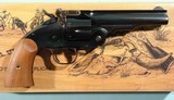 TAYLOR'S & CO. BY UBERTI U.S. MODEL SCHOFIELD NO. 3 2ND MODEL TOP-BREAK .45 LONG COLT 5" BLUE SINGLE ACTION REVOLVER LIKE NEW IN BOX. - 2 of 6