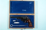 1964 CASED SMITH & WESSON MODEL 29-2 PINNED BARREL .44 MAG. CAL. 6 ½” REVOLVER IN ORIG FACTORY WOOD DISPLAY BOX. - 1 of 7