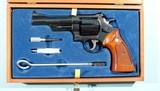 1978 SMITH & WESSON 27-2 PINNED BARREL .357 MAGNUM CAL. 5” REVOLVER IN ORIG. WOOD FACTORY DISPLAY BOX. - 2 of 7