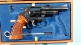 1978 SMITH & WESSON 27-2 PINNED BARREL .357 MAGNUM CAL. 5” REVOLVER IN ORIG. WOOD FACTORY DISPLAY BOX. - 3 of 7