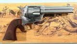 NEW IN BOX UBERTI SAA SINGLE ACTION RUNNIN IRON CATTLEMAN .45 LONG COLT 4 3/4" STAINLESS REVOLVER. - 3 of 6