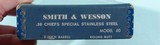 SMITH & WESSON MODEL 60 (NO DASH) .38 SPECIAL2” SNUBNOSE REVOLVER CA. 1967-68 IN ORIG. BOX. - 6 of 7