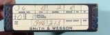 MINT IN ORIG. BOX 1963 SMITH & WESSON MODEL 36 (PRE DASH) CHIEFS SPECIAL .38 SPECIAL FLAT-LATCH 2" SNUBNOSE BLUE REVOLVER. - 8 of 9
