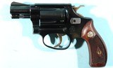 MINT IN ORIG. BOX 1963 SMITH & WESSON MODEL 36 (PRE DASH) CHIEFS SPECIAL .38 SPECIAL FLAT-LATCH 2" SNUBNOSE BLUE REVOLVER. - 2 of 9