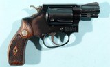 MINT IN ORIG. BOX 1963 SMITH & WESSON MODEL 36 (PRE DASH) CHIEFS SPECIAL .38 SPECIAL FLAT-LATCH 2" SNUBNOSE BLUE REVOLVER. - 4 of 9
