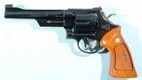 1976 CASED MINT SMITH & WESSON MODEL 27 2 OR 27-2 .357 MAGNUM 6" BLUE PINNED BARREL REVOLVER. - 3 of 7