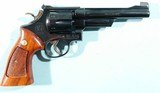 1976 CASED MINT SMITH & WESSON MODEL 27 2 OR 27-2 .357 MAGNUM 6" BLUE PINNED BARREL REVOLVER. - 4 of 7
