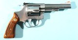 1980 SMITH & WESSON .22/32 KIT GUN MODEL 63 (NO DASH) .22LR 4" STAINLESS PINNED BBL REVOLVER IN ORIG. BOX. - 3 of 6