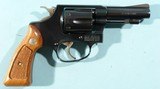 1988 SMITH & WESSON MODEL 31 1 OR 31-1 .32 REGULATION POLICE .32S&W CAL 3" BLUE REVOLVER IN ORG. BOX. - 3 of 6