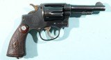 WW2 SMITH & WESSON .38 SPECIAL HAND EJECTOR MILITARY & POLICE 4” REVOLVER CIRCA 1942 IN ORIGINAL BOX NUMBERED TO GUN. - 4 of 11