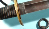 AMES U.S. MODEL 1840 HEAVY CAVALRY SWORD DATED 1848 AND SCABBARD. - 4 of 14