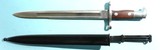 SPRINGFIELD-KRAG MODEL 1892 BAYONET DATED 1896 W/SCABBARD. - 1 of 5
