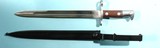 SPRINGFIELD-KRAG MODEL 1892 BAYONET DATED 1896 W/SCABBARD. - 3 of 5