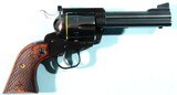 RUGER NEW MODEL FLAT-TOP BLACKHAWK .44 SPECIAL 4 5/8” BLUE REVOLVER NEAR NEW IN BOX. - 4 of 6