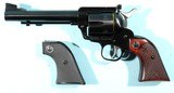 RUGER NEW MODEL FLAT-TOP BLACKHAWK .44 SPECIAL 5 ½” BLUE REVOLVER NEW IN BOX. - 2 of 7