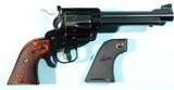 RUGER NEW MODEL FLAT-TOP BLACKHAWK .44 SPECIAL 5 ½” BLUE REVOLVER NEW IN BOX. - 4 of 7