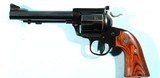 RUGER NEW MODEL FLAT-TOP BISLEY BLACKHAWK .44 SPECIAL 5 ½” BLUE REVOLVER IN BOX. - 2 of 6