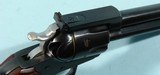 RUGER NEW MODEL FLAT-TOP BISLEY BLACKHAWK .44 SPECIAL 5 ½” BLUE REVOLVER IN BOX. - 5 of 6