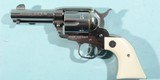 2001 RUGER VAQUERO HI-GLOSS STAINLESS .45 LONG COLT 3 3/4" SAA SINGLE ACTION REVOLVER NEW IN BOX. - 3 of 7