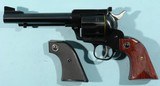 RUGER NEW MODEL BLACKHAWK FLAT-TOP .44 SPECIAL BLUE 5 ½” REVOLVER AS NEW IN BOX. - 2 of 7