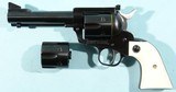 2014 NEW IN BOX RUGER NEW MODEL BLACKHAWK CONVERTIBLE .45LC / .45ACP 4 5/8" BLUE S.A. REVOLVER WITH IVORY LIKE GRIPS. - 2 of 6