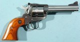RUGER SINGLE SEVEN STAINLESS .327 FED. MAG. CAL. 4 5/8” REVOLVER IN BOX. - 3 of 5