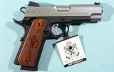 SPRINGFIELD ARMORY EMP 4 OR EMP-4 CHAMPION BITONE 9MM 1911 STYLE COMPACT PISTOL NEW IN BOX W/ EXTRAS. - 4 of 9