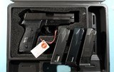 NEW IN BOX SIG SAUER P228 9MM SEMI-AUTO PISTOL W/ FOUR MAGS. - 2 of 7