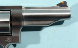 RUGER REDHAWK CONVERTIBLE .45ACP / .45 LONG COLT 4 1/8” STAINLESS REVOLVER IN ORIG. BOX. - 4 of 7