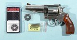 RUGER REDHAWK CONVERTIBLE .45ACP / .45 LONG COLT 4 1/8” STAINLESS REVOLVER IN ORIG. BOX. - 2 of 7