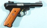 RUGER MARK II TARGET 22LR CAL. 4” BLUE PISTOL NEW IN BOX. - 3 of 7