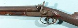 GOOD QUALITY LIEGE, BELGIUM PERCUSSION 11 GAUGE 31” DAMASCUS DOUBLE BARREL SHOTGUN CA. 1860. - 5 of 13