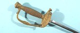 INDIAN WARS U.S. MODEL 1860 STAFF & FIELD OFFICER’S SWORD BY BENT & BUSH, BOSTON, MASS. - 3 of 10
