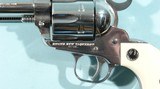 2005 RUGER NEW VAQUERO GLOSS STAINLESS 5 1/2" .45 LONG COLT SINGLE ACTION SAA REVOLVER WITH ORIG. BOX. - 4 of 6