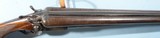 NEW ITHACA GUN NIG CRASS MODEL 30" 12GA. SIDE BY SIDE HAMMER SHOTGUN, CIRCA 1890'S. - 5 of 8