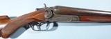 NEW ITHACA GUN NIG CRASS MODEL 30" 12GA. SIDE BY SIDE HAMMER SHOTGUN, CIRCA 1890'S. - 3 of 8