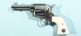 2001 RUGER VAQUERO HI-GLOSS STAINLESS .357 MAGNUM 3 3/4" SAA SINGLE ACTION REVOLVER NEW IN BOX. - 2 of 6
