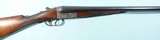 KAWAGUCHIYA FIREARMS CO. (MIROKU) L III MOD. 53 COGSWELL TYPE 12GA. BOXLOCK 28" STRAIGHT GRIP SIDE BY SIDE SHOTGUN,CIRCA 1960'S. - 3 of 11