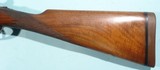KAWAGUCHIYA FIREARMS CO. (MIROKU) L III MOD. 53 COGSWELL TYPE 12GA. BOXLOCK 28" STRAIGHT GRIP SIDE BY SIDE SHOTGUN,CIRCA 1960'S. - 5 of 11