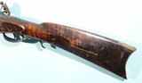 ORIGINAL HENRY DERINGER U.S. INDIAN DEPT. FLINTLOCK TRADE RIFLE CIRCA 1815-20. - 18 of 19