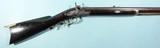 NEW YORK STATE PERCUSSION HALF STOCK PLAINS RIFLE SIGNED REMINGTON CIRCA 1840’S. - 2 of 15