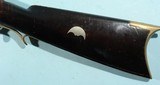 NEW YORK STATE PERCUSSION HALF STOCK PLAINS RIFLE SIGNED REMINGTON CIRCA 1840’S. - 13 of 15