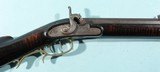 NEW YORK STATE PERCUSSION HALF STOCK PLAINS RIFLE SIGNED REMINGTON CIRCA 1840’S. - 3 of 15
