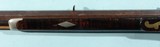 NEW YORK STATE PERCUSSION HALF STOCK PLAINS RIFLE SIGNED REMINGTON CIRCA 1840’S. - 9 of 15