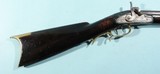 NEW YORK STATE PERCUSSION HALF STOCK PLAINS RIFLE SIGNED REMINGTON CIRCA 1840’S. - 5 of 15